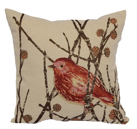 Decorative Throw Pillow Bird