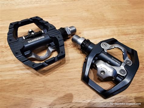 Hands On Bike Shimano Dual Sided Spdflat Pedals Pd A530 Vs Pd Eh500