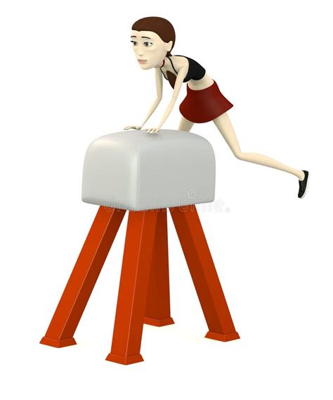 Cartoon character workout stock illustration. Illustration of character ...