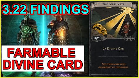 Early 3 22 Discoveries Found Good Drop Rate Divine Orb Div Card