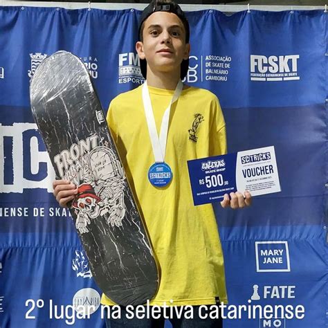 Gasparense Destaque No Campeonato Catarinense De Skate Street