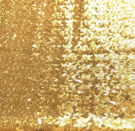 Gold Sequin Fabric Gold Full Sequins Fabric Antique Gold Etsy