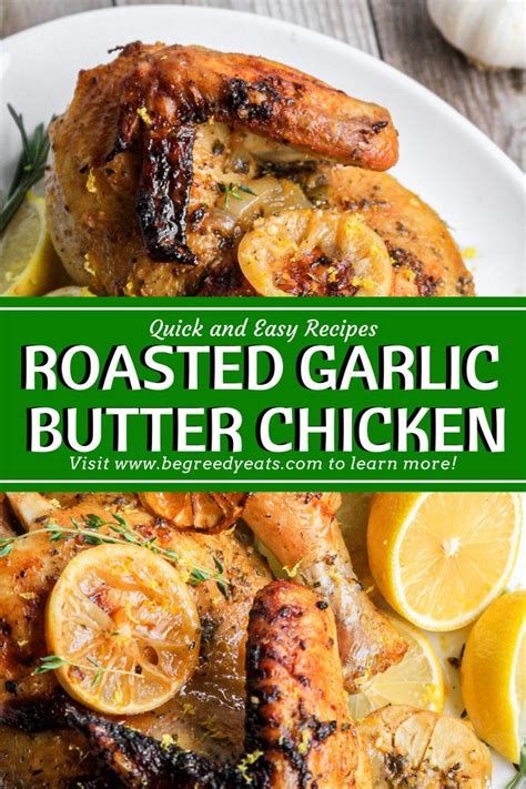 Roasted Garlic Butter Half Chicken Artofit