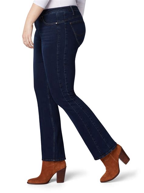 Lee Riders Womens Plus Size Shape Illusions Midrise Bootcut Jean