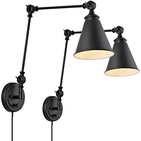 Wingbo Industrial Swing Arm Wall Lamp Set Of Wall Sconce Lighting