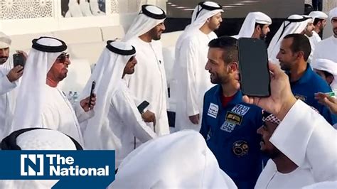 Sultan Al Neyadi Is Welcomed Back To Hometown Youtube