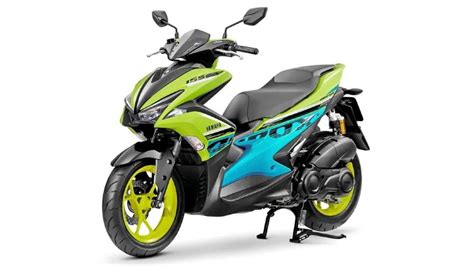 2021 Yamaha Aerox 155 Scooter Launched In Thailand Details Here