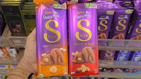 Rs 185 Cadbury Dairy Milk Silk Chocolate 🍫 Hazelnut 🆚 Fruit And Nut 😋