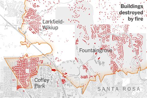 Santa Rosa California Fire Map - Filide Winnifred