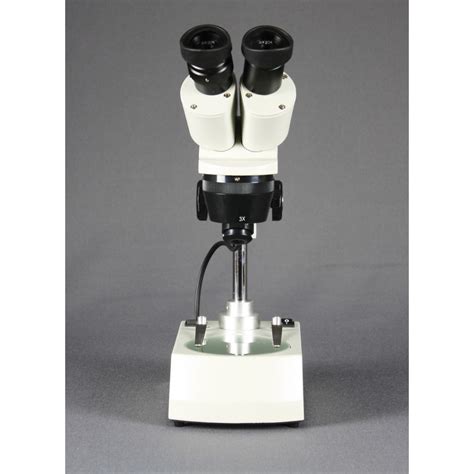 Binocular Stereo Microscope, 10x Widefield Eyepiece, 1x and 3x Objectives, 10x and 30x ...