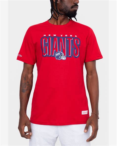 Riachuelo Camiseta Mitchell Ness New York Giants Vermelha