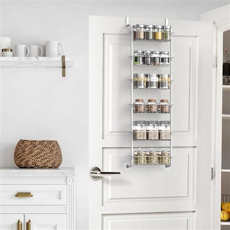 Amazon Melos White Over The Door Pantry Organizer Rack Tier