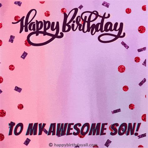 Best Happy Birthday Son GIFs Download Free