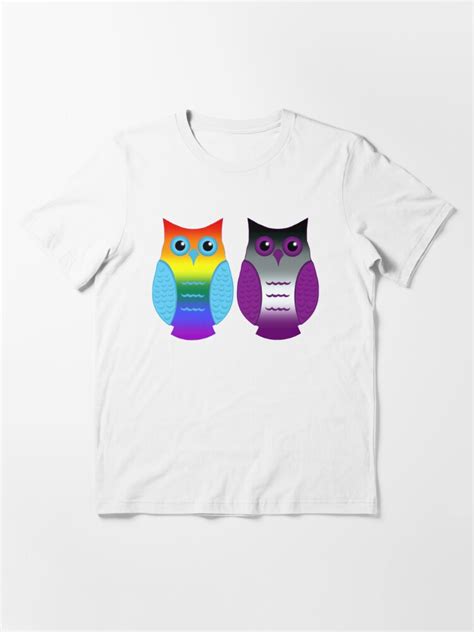 Gay Ace Pride Owls T Shirt For Sale By Shaneisadragon Redbubble