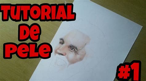 COMO DESENHAR PELE REALISTA LÁPIS DE COR Tutorial de pele