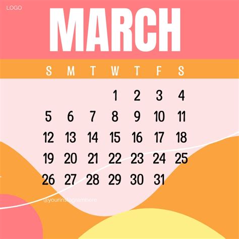 march calendar Template | PosterMyWall