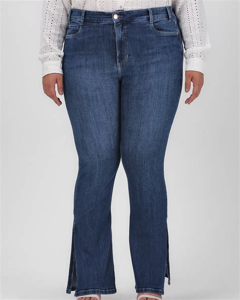 Riachuelo Cal A Jeans Plus Size Feminina Bootcut Denim M Dio Filipa