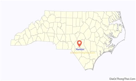 Map of Parkton town