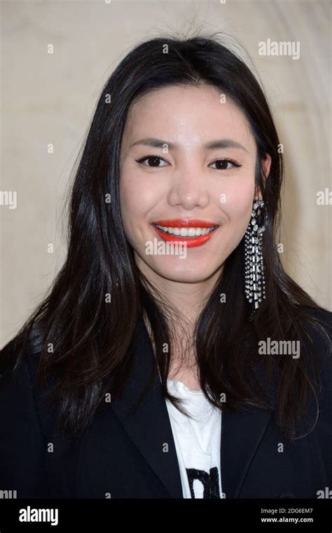 Linda Li Attending The Christian Dior Show During Paris Fashion Week