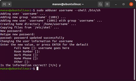 Adduser Command In Linux With Examples Geeksforgeeks