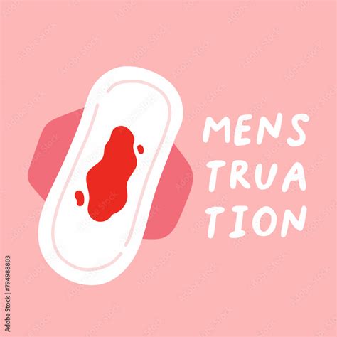 Menstruation Lettering Card Menstrual Cycle Quote Periods Lettering For Card Banner Poster