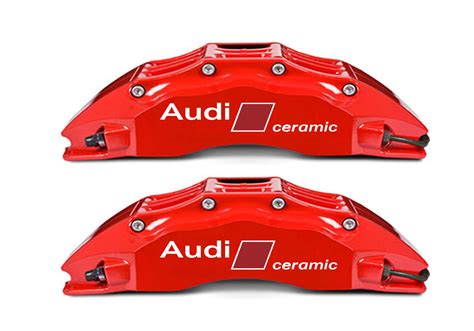 Décoration intérieure S Line Premium brake caliper decals stickers AUDI