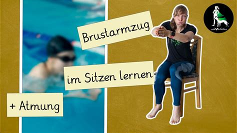 zu Hause Brustschwimmen lernen 6 8 Armzug Atmung Übung 1 VH B