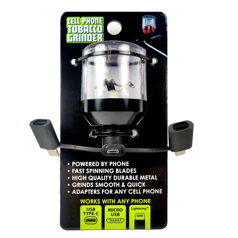 Phone Battery Grinder Happy Head Smoke Shop