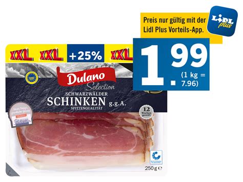 DULANO SELECTION Schwarzwälder Schinken g g A Lidl Österreich