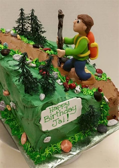 Pin By Maggie Todorova On Camping Birthday Cake Camping Cakes