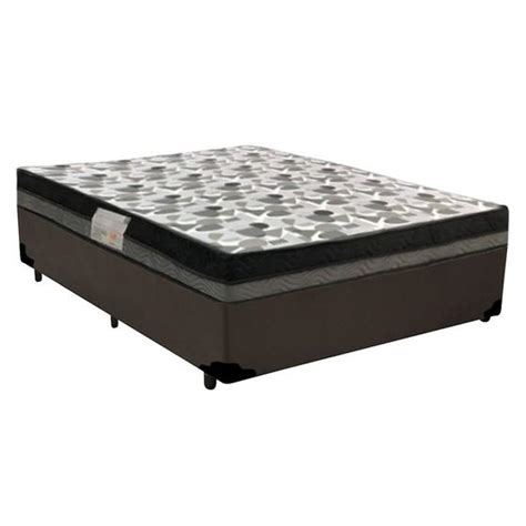 Cama Box Casal Sintético Colchão Casal Ortobom Iso Dupla Face