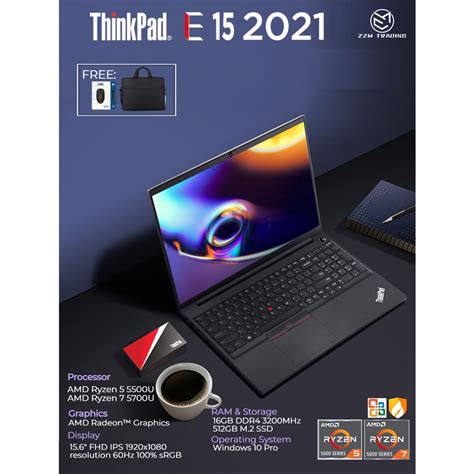 Thinkpad E15 Gen 3 2021 Ryzen 15.6" 16GB RAM 512GB SSD | Shopee Philippines