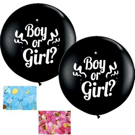 Buy 4 Packs Gender Reveal Balloons Baby Gender Reveal Party Supplies