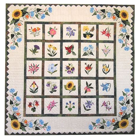 P Wildflower Wall Hanging The Wildflower Quilt Is Blooming With