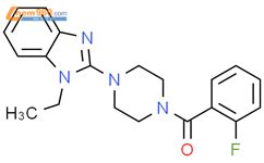 4 1 Ethyl 1H Benzimidazol 2 Yl 1 Piperazinyl 2 Fluorophenyl M