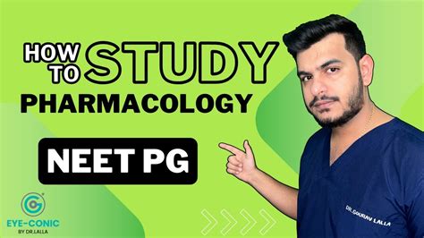 How To Study Pharmacology For Neet Pg Eyeconic Youtube