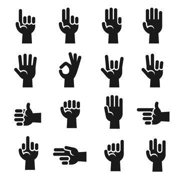 devil hand sign clipart