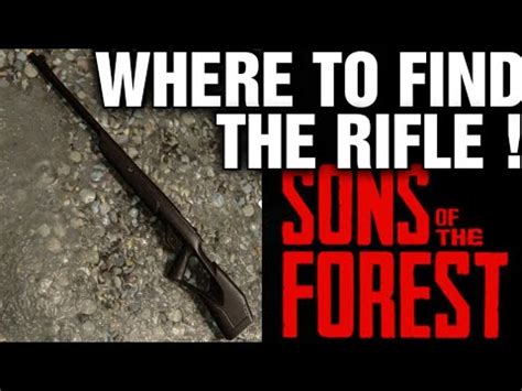 Sons Of The Forest How To Get The Rifle Rifle Location Youtube