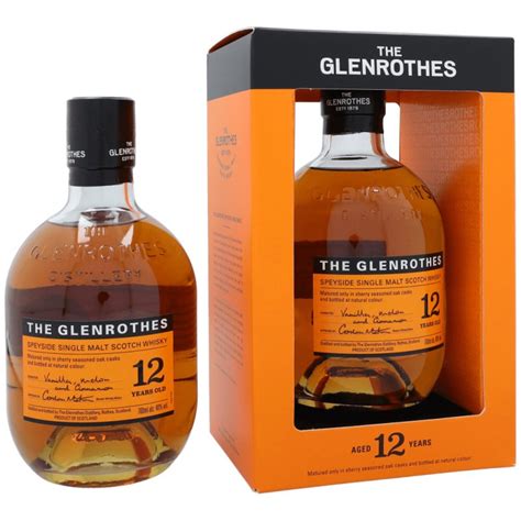 The Glenrothes 12 Years 70cl Single Malt Whisky Giftbox