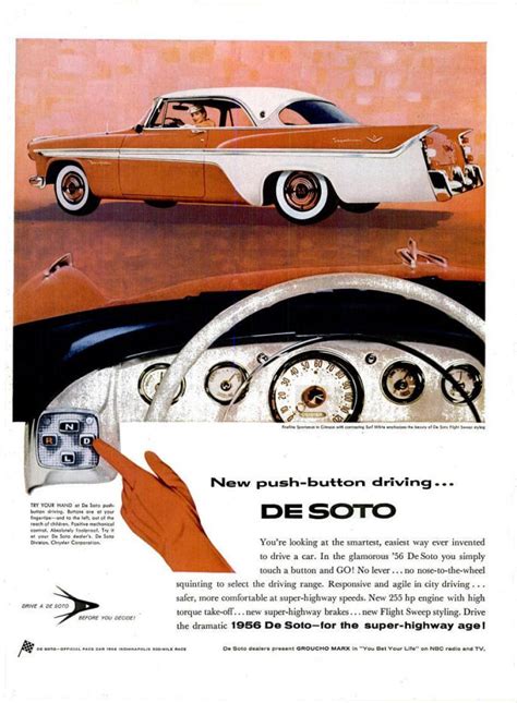 1956 Desoto Ad 04 Desoto Cars Automobile Advertising Desoto