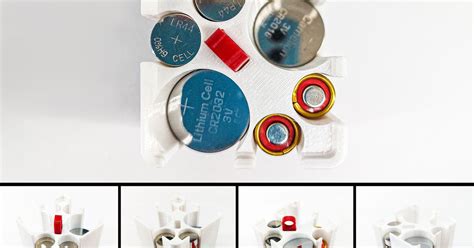 Gridfinity Coin Cell Battery Box Easy Removaladding With Finger Or