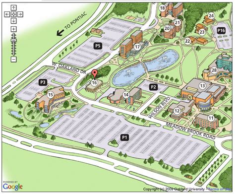 Skyline Campus Map Campus Map Oakland Map Map | Images and Photos finder