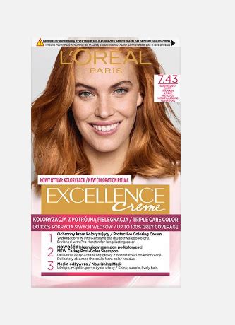 L Oréal Paris Excellence Creme Hair dye 7 43 Blonde copper gold online shop Internet Supermarket