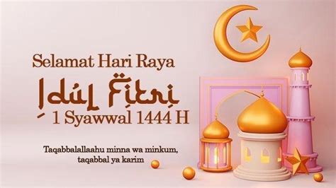 Ucapan Idul Fitri 2023 Download Kartu Lebaran 1444 H Yang Bisa Dibagikan Via Whatsapp Dan