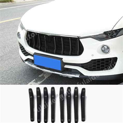 Pcs For Maserati Levante Carbon Fiber Abs Front Grille Cover