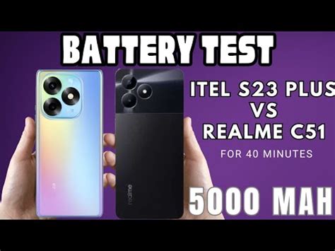 Itel S Plus Vs Realme C Battery Test Minutes Youtube