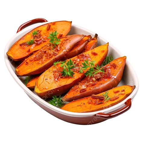 Cooked Sweet Potatoes Thanksgiving Day Traditional Food Baked Batat