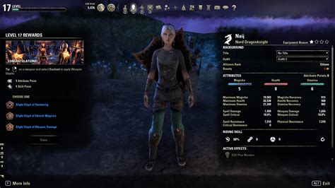 Leveling Rewards Full List By Levels Elder Scrolls Online