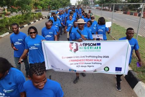 Eu Anti Human Trafficking Day A Tipsom Organizes Awareness Road