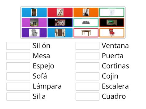 Vocabulario Casa Match Up